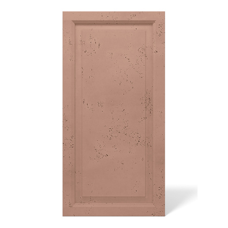 Płyta betonowa na ścianę 3D PB33A 1200x600x30, brudny róż CL07; wzór A, beton architektoniczny