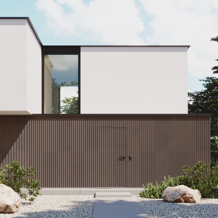Płyta betonowa na ścianę 3D PB59 1350x500x35, czekoladowy CL02, beton architektoniczny