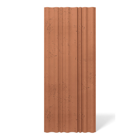 Płyta betonowa na ścianę 3D PB58 1350x560x34, terakota CL01, beton architektoniczny
