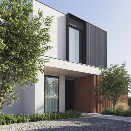 Płyta betonowa na ścianę 3D PB41 1350x380x44, terakota CL01, beton architektoniczny