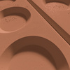 Płyta betonowa na ścianę 3D PB28 1200x600x30, terakota CL01, beton architektoniczny