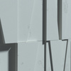 Płyta betonowa na ścianę 3D PB10B 600x600x40, jasny błękit CL06; wzór B, beton architektoniczny