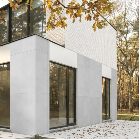 Płyta betonowa na ścianę 3D PB37 1350x600x12, jasnoszary S50, beton architektoniczny