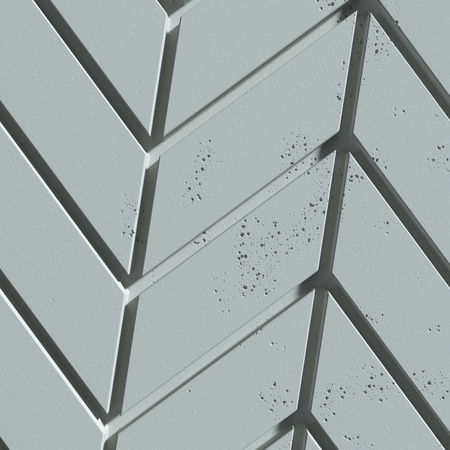Płyta betonowa na ścianę 3D PB46 939x600x25, jasny błękit CL06, beton architektoniczny