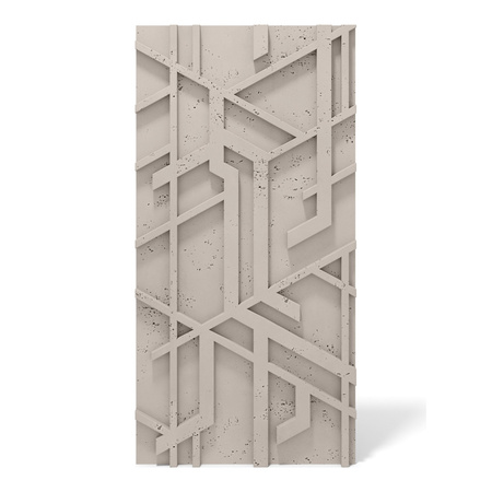 Płyta betonowa na ścianę 3D PB27 1200x600x35, kaszmirowy CL04, beton architektoniczny