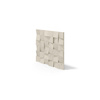 Płyta betonowa na ścianę 3D PB16 600x600x40, kość słoniowa KS, beton architektoniczny