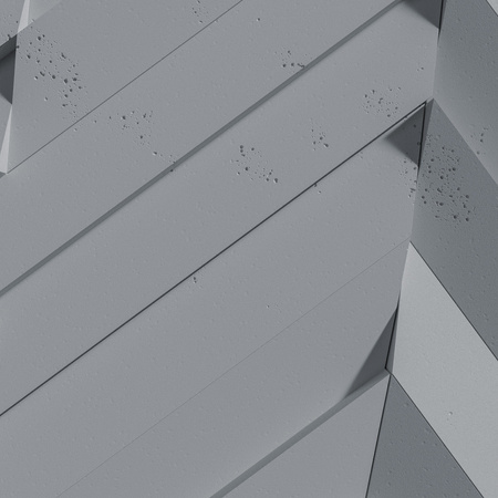 Płyta betonowa na ścianę 3D PB70A 1200x600x35, antracytowy B08; wzór A, beton architektoniczny