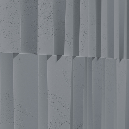 Płyta betonowa na ścianę 3D PB04 1200x600x45, antracytowy B08, beton architektoniczny