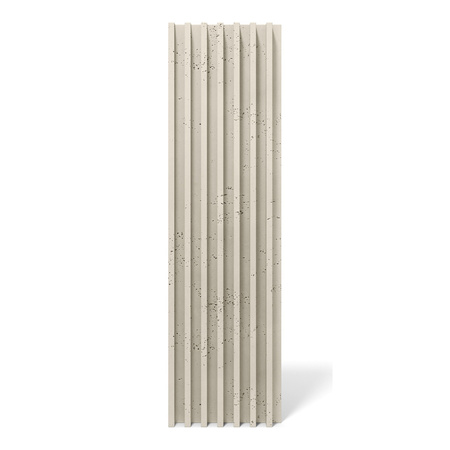 Płyta betonowa na ścianę 3D PB41 1350x380x44, kość słoniowa KS, beton architektoniczny