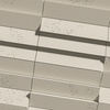 Płyta betonowa na ścianę 3D PB69 5x22,6x2, kość słoniowa KS, beton architektoniczny
