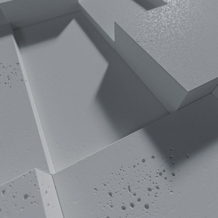 Płyta betonowa na ścianę 3D PB11 1200x600x40, antracytowy B08, wzór A, beton architektoniczny