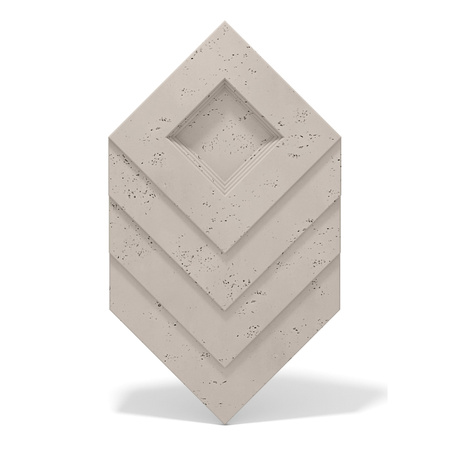 Płyta betonowa na ścianę 3D PB21 1050x600x45, kaszmirowy CL04, beton architektoniczny