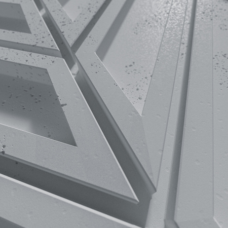 Płyta betonowa na ścianę 3D PB50 1156x600x20, szary S96, beton architektoniczny