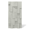 Płyta betonowa na ścianę 3D PB11 1200x600x40, pistacjowy CL08; wzór A, beton architektoniczny