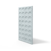 Płyta betonowa na ścianę 3D PB28 1200x600x30, jasny błękit CL06, beton architektoniczny