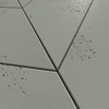 Płyta betonowa na ścianę 3D PB35 455x120x20, zgaszona zieleń CL09, beton architektoniczny