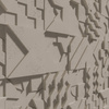 Płyta betonowa na ścianę 3D PB12 600x600x40, szarobeżowy CL05, beton architektoniczny