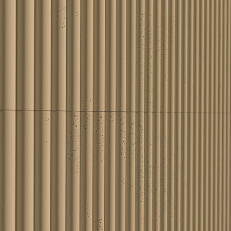 Płyta betonowa na ścianę 3D PB57 1350x460x30, miodowy CL03, beton architektoniczny