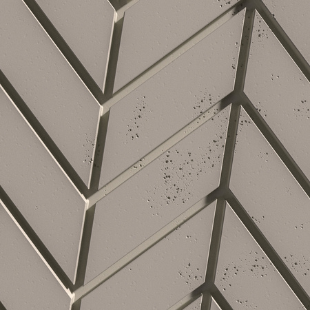 Płyta betonowa na ścianę 3D PB46 939x600x25, kaszmirowy CL04, beton architektoniczny