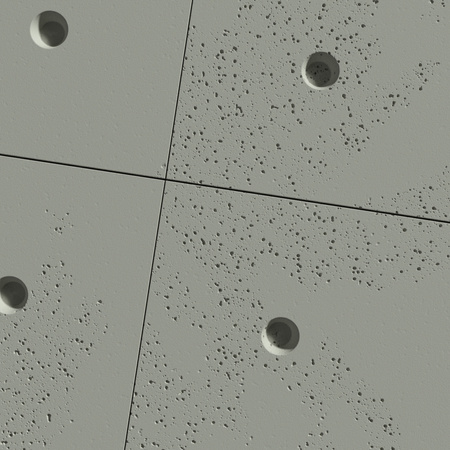 Płyta betonowa na ścianę 3D PB30 1200x600x20, zgaszona zieleń CL09, beton architektoniczny