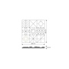 Płyta betonowa na ścianę 3D PB12 600x600x40, szarobeżowy CL05, beton architektoniczny