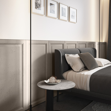 Płyta betonowa na ścianę 3D PB33A 1200x600x30, szarobeżowy CL05, wzór A, beton architektoniczny
