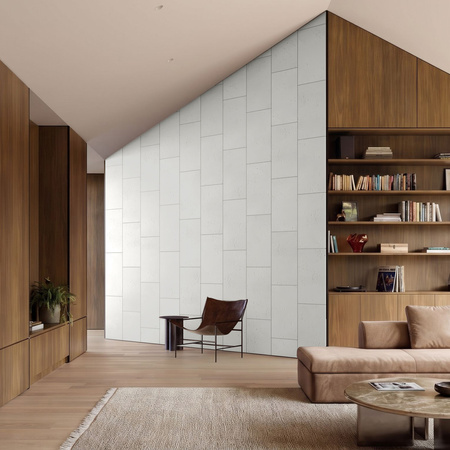 Płyta betonowa na ścianę 2D PA01 600x300x10, zgaszona biel B0, beton architektoniczny