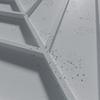 Płyta betonowa na ścianę 3D PB45 1188x600x25, szary S96, beton architektoniczny