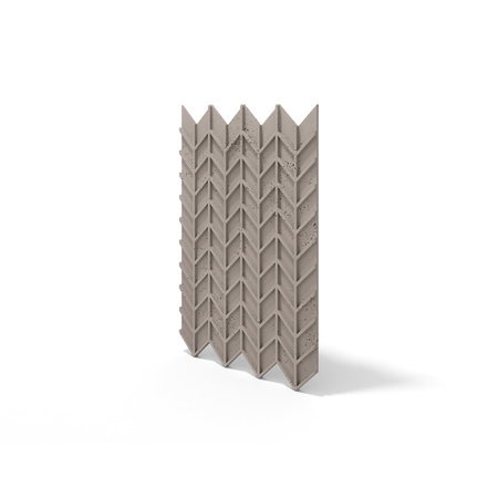 Płyta betonowa na ścianę 3D PB49 935x600x25, szarobeżowy CL05, beton architektoniczny