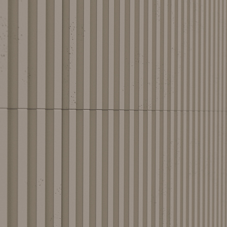 Płyta betonowa na ścianę 3D PB38 1350x480x30, szarobeżowy CL05, beton architektoniczny