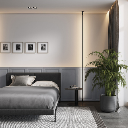 Płyta betonowa na ścianę 3D PB33A 1200x600x30, antracytowy B08, wzór A, beton architektoniczny