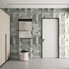 Płyta betonowa na ścianę 3D PB26A 600x600x45, pistacjowy CL08; wzór A, beton architektoniczny