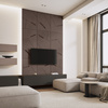 Płyta betonowa na ścianę 3D PB18 1200x600x38, czekoladowy CL02, beton architektoniczny