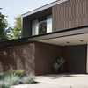 Płyta betonowa na ścianę 3D PB13 1200x600x40, czekoladowy CL02, beton architektoniczny