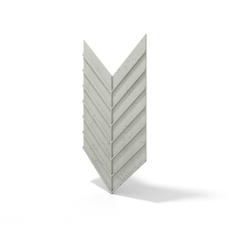Płyta betonowa na ścianę 3D PB45 1188x600x25, pistacjowy CL08, beton architektoniczny
