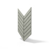Płyta betonowa na ścianę 3D PB44 1188x600x25, zgaszona zieleń CL09, beton architektoniczny