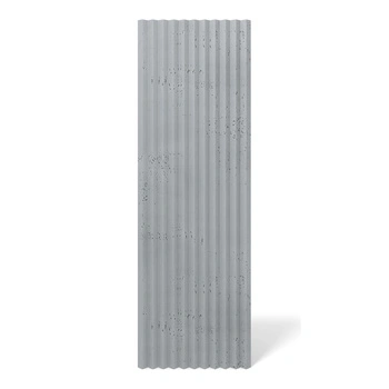 Płyta betonowa na ścianę 3D PB64 1350x480x30, szary S96, beton architektoniczny