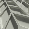 Płyta betonowa na ścianę 3D PB49 935x600x25, pistacjowy CL08, beton architektoniczny