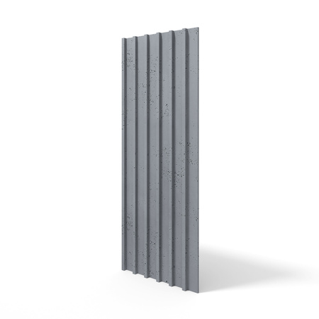Płyta betonowa na ścianę 3D PB40 1350x510x30, antracytowy B08, beton architektoniczny