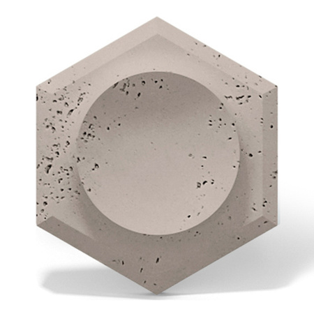 Płyta betonowa na ścianę 3D PB01D 260x300x37, szarobeżowy CL05, beton architektoniczny