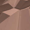 Płyta betonowa na ścianę 3D PB02 448x200x40, brudny róż CL07, beton architektoniczny