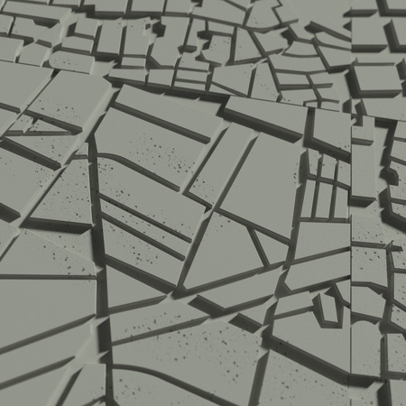 Płyta betonowa na ścianę 3D PB71F 600x600x22, zgaszona zieleń CL09; wzór F, beton architektoniczny