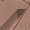 Płyta betonowa na ścianę 3D PB18 1200x600x38, brudny róż CL07, beton architektoniczny