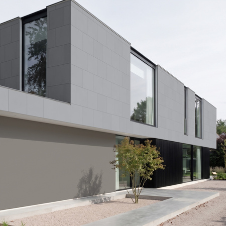 Płyta betonowa na ścianę 2D PA03 600x600x10, szary S96, beton architektoniczny