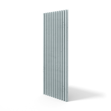 Płyta betonowa na ścianę 3D PB38 1350x480x30, jasny błękit CL06, beton architektoniczny