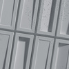 Płyta betonowa na ścianę 3D PB66B 1350x430x22, szary S96; wzór B, beton architektoniczny