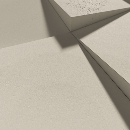 Płyta betonowa na ścianę 3D PB15 600x600x40, kość słoniowa KS, beton architektoniczny