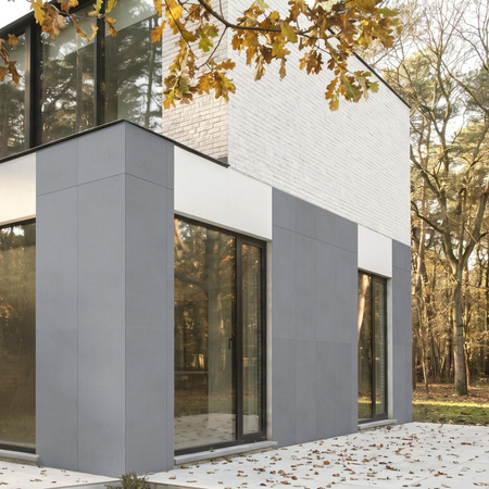 Płyta betonowa na ścianę 3D PB37 1350x600x12, antracytowy B08, beton architektoniczny