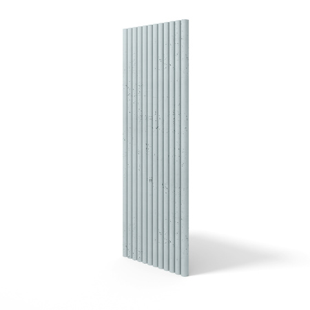Płyta betonowa na ścianę 3D PB57 1350x460x30, jasny błękit CL06, beton architektoniczny