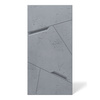 Płyta betonowa na ścianę 3D PB18B 1200x600x38, antracytowy B08; wzór B, beton architektoniczny